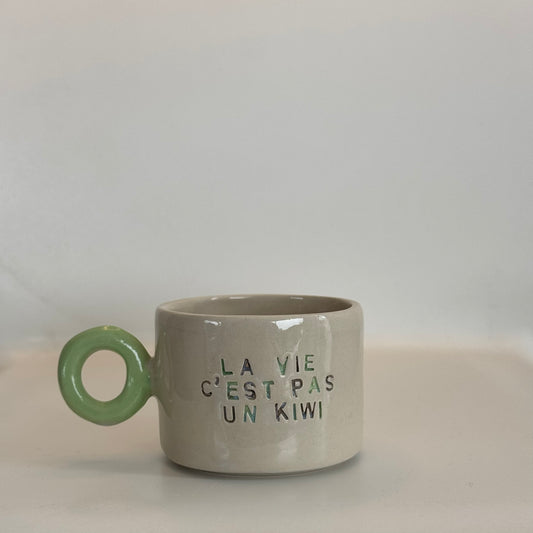 La Vie C'est Pas Un Kiwi- Tasse à café/thé - 125ml