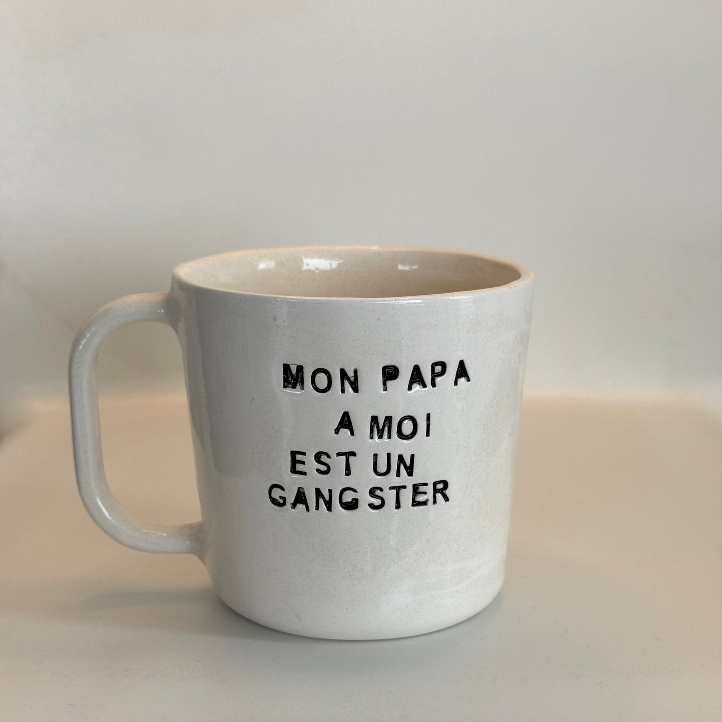 Mon Papa A Moi Est Un Gangster - Mug à café/thé - 300 ml